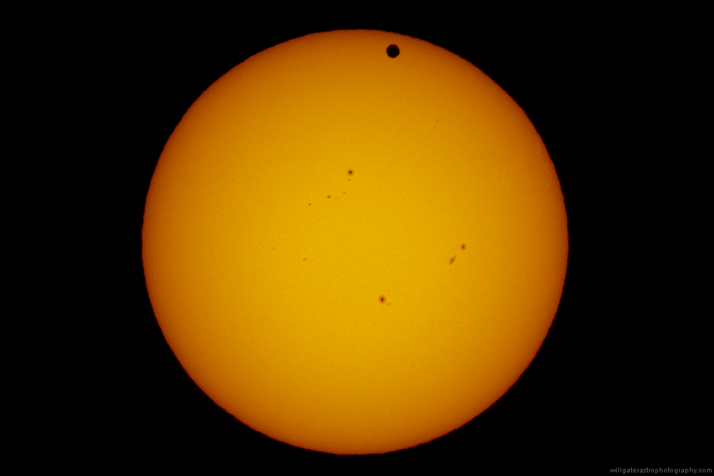 The transit of Venus, 6 June 2012