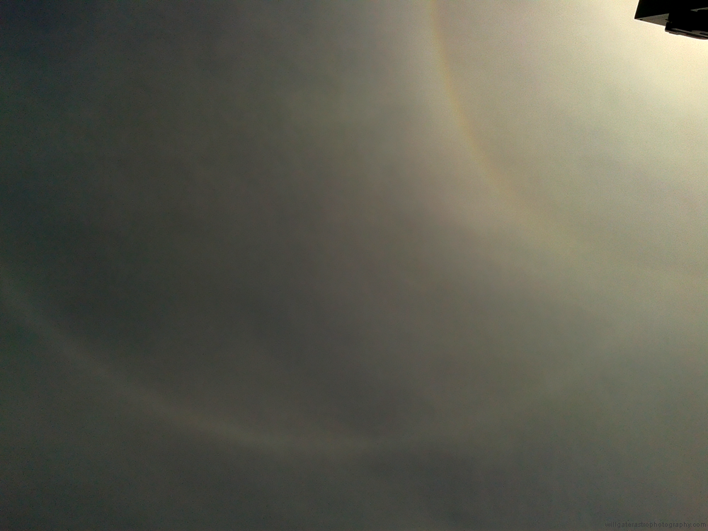 The Parhelic Circle intersecting with a 22-degree solar halo