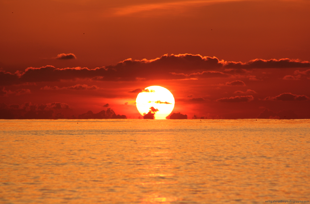 The 'Etruscan vase' sunset