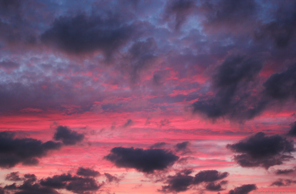 Sunset colours