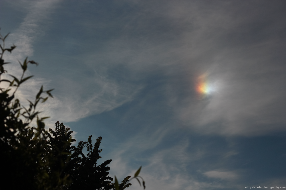 Bright sundog