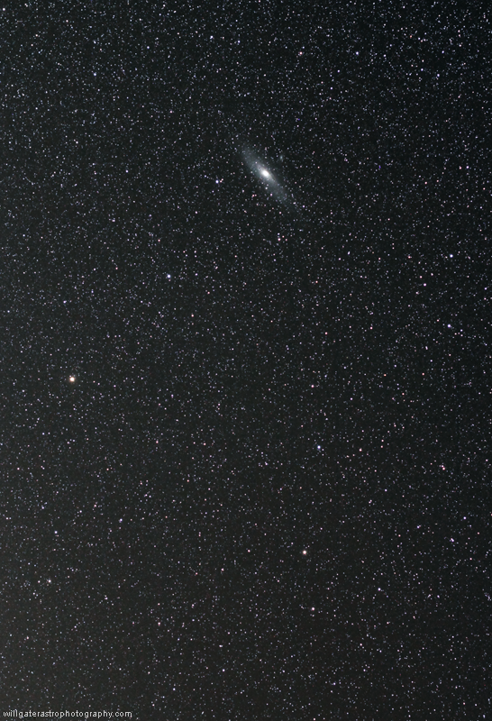 Mirach and the Andromeda Galaxy (M31)