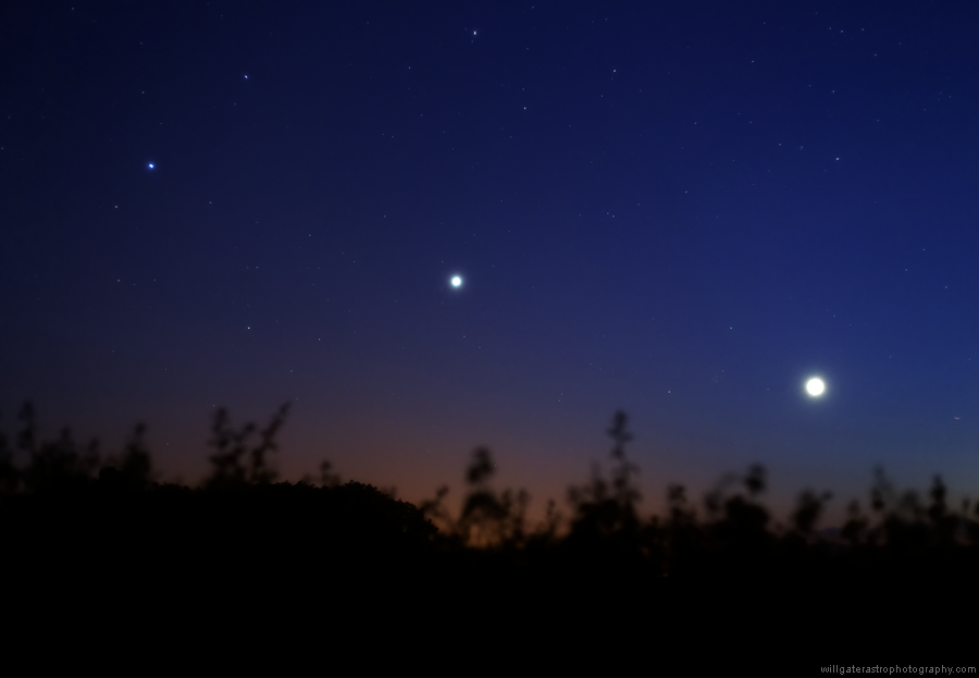 Regulus, Jupiter & Venus - 9 June 2015