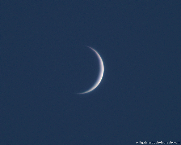 The crescent Venus - 28 July 2015