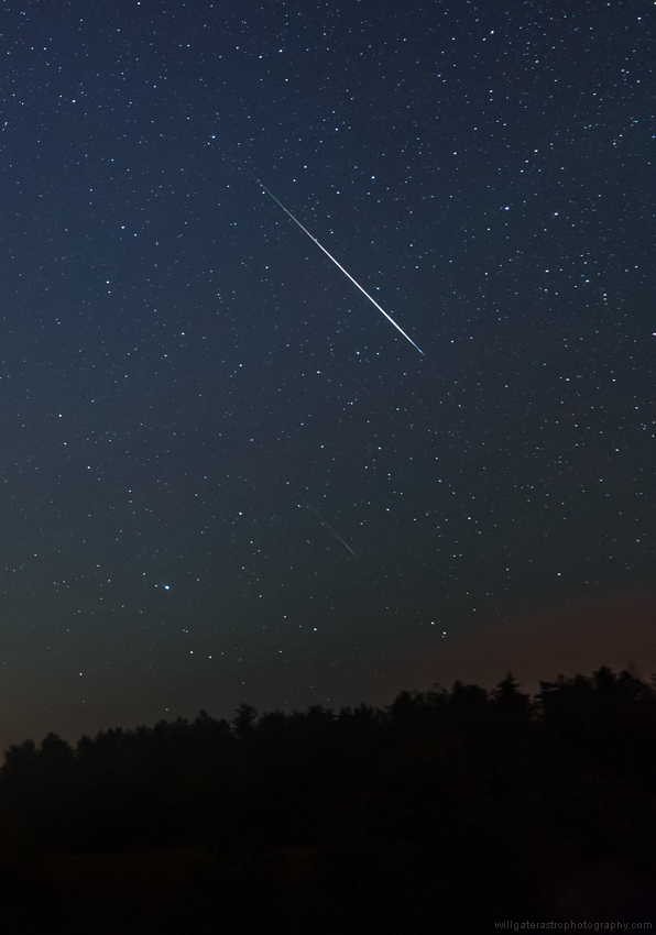A bright Perseid meteor in Aquarius - ~01:10UT, 12 August 2016