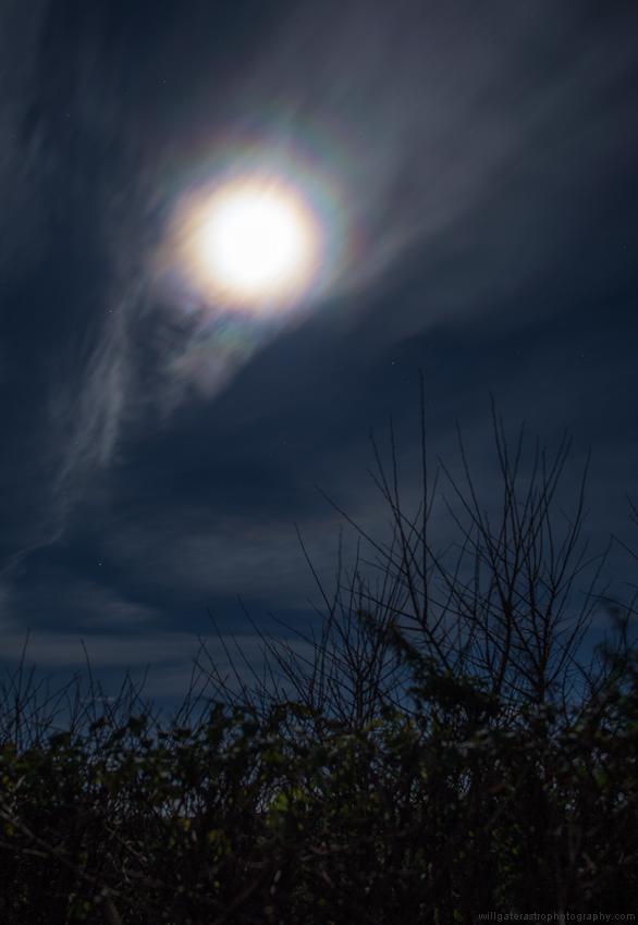 Lunar corona - 14 December 2016