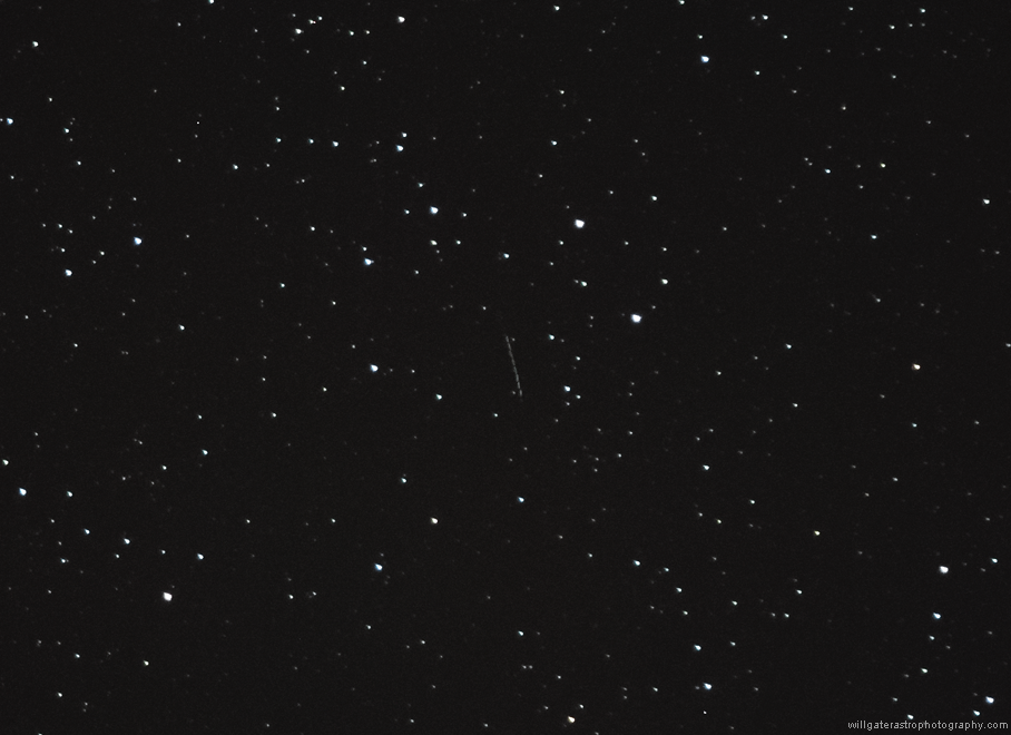 Near-Earth asteroid 2014 JO25 racing across the starfields of Canes Venatici (8 x 1-minute exposures) - 20 April 2017