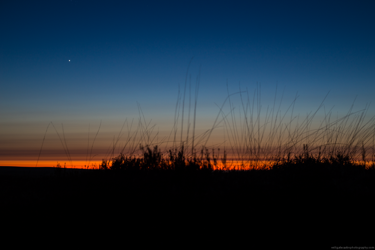 Venus at twilight - Exmoor National Park, 20 April 2018