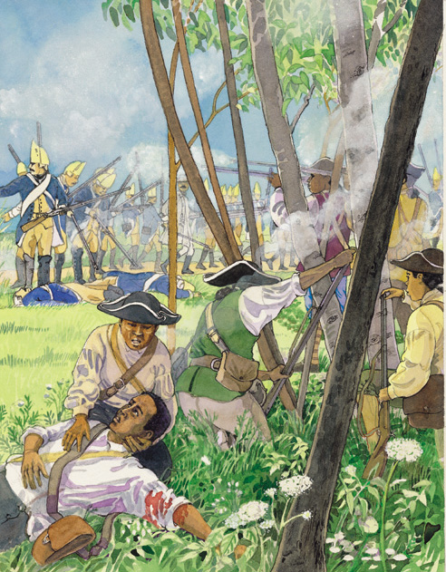 Battle of Rhode Island, Revolutionary War, © Cheryl Kirk Noll