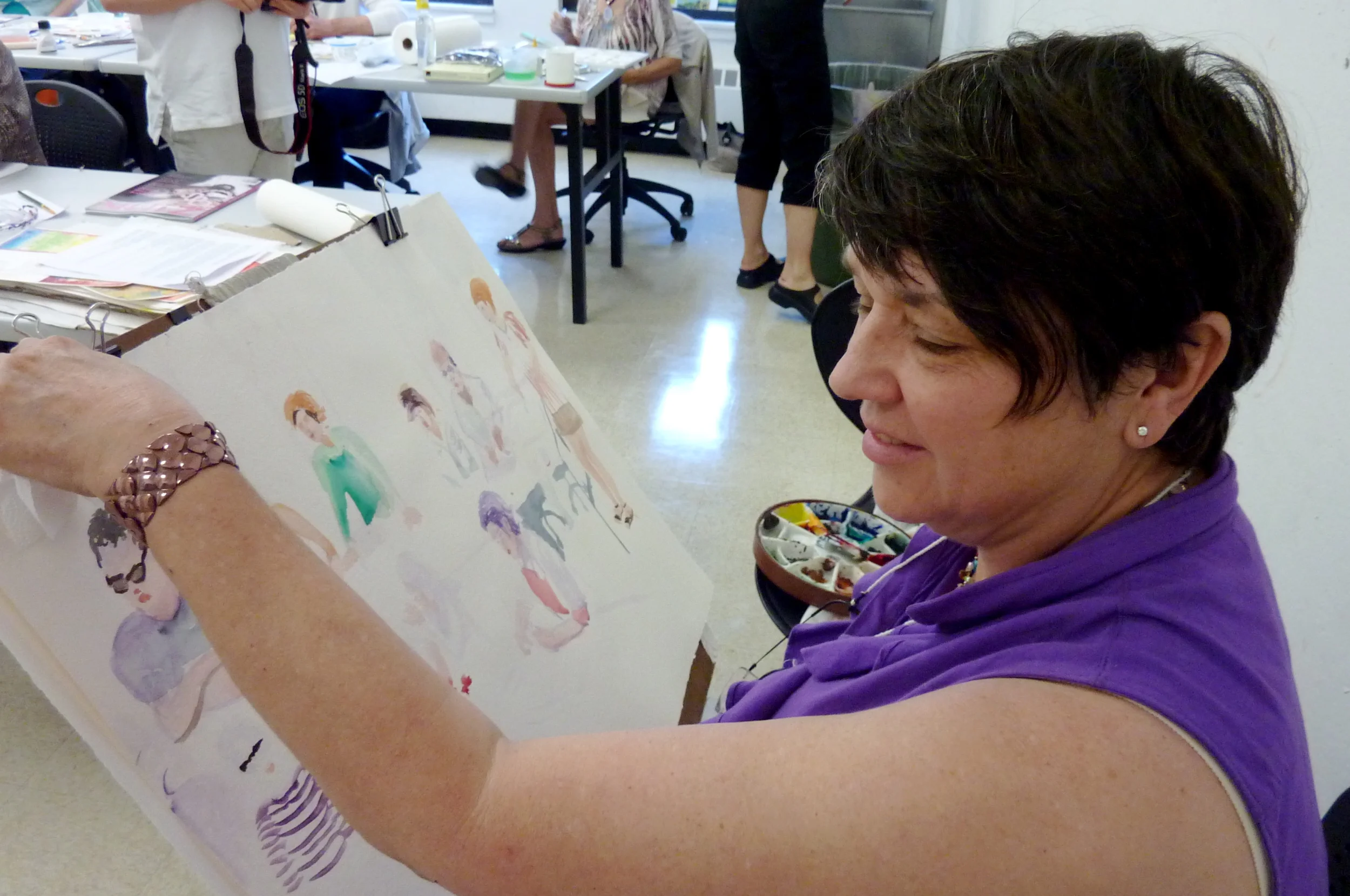 Here is an early version of Susan's class portrait.