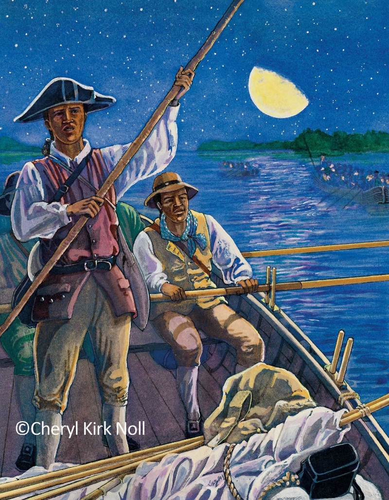 From "The Black Regiment of the American Revolution," by Linda Crotta Brennan, © Cheryl Kirk Noll