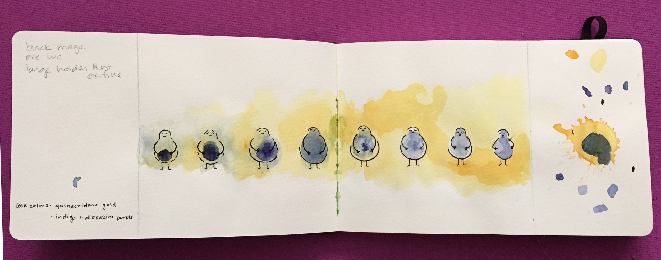 Nicole worked on characters that release their bad feelings with breathing.