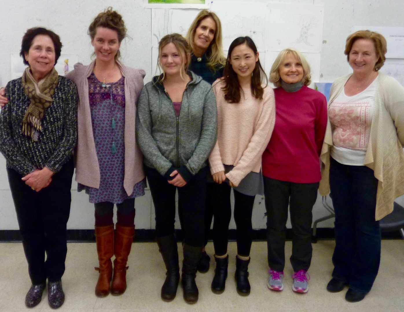 L to R: Joan, Laura, Amanda, Lisa, Hanna, Donna and Karen