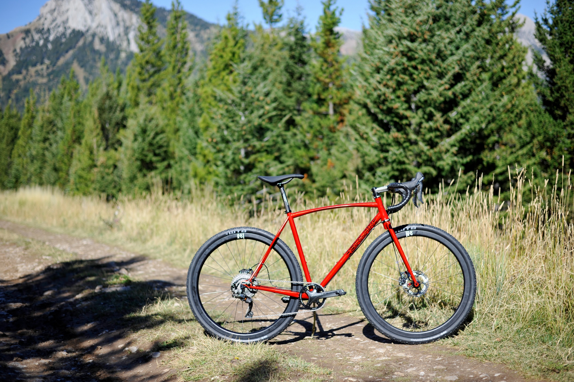 Custom steel gravel bike