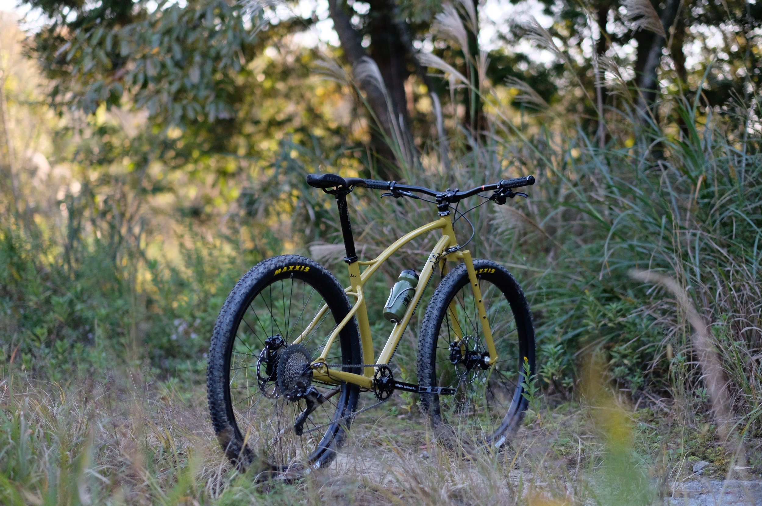 Sklar custom steel mountain bike bikepacking