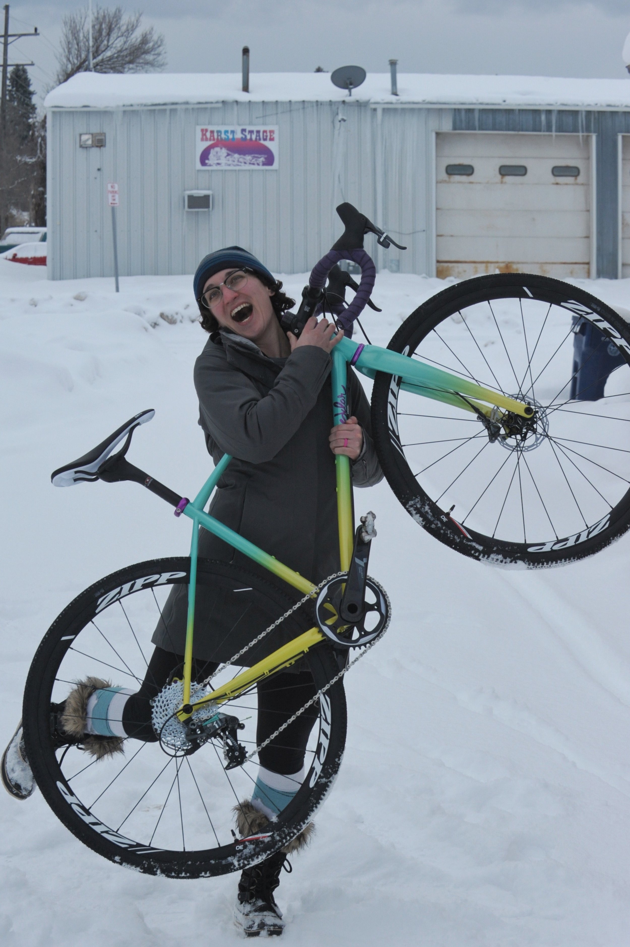 custom handmade steel cyclocross frame