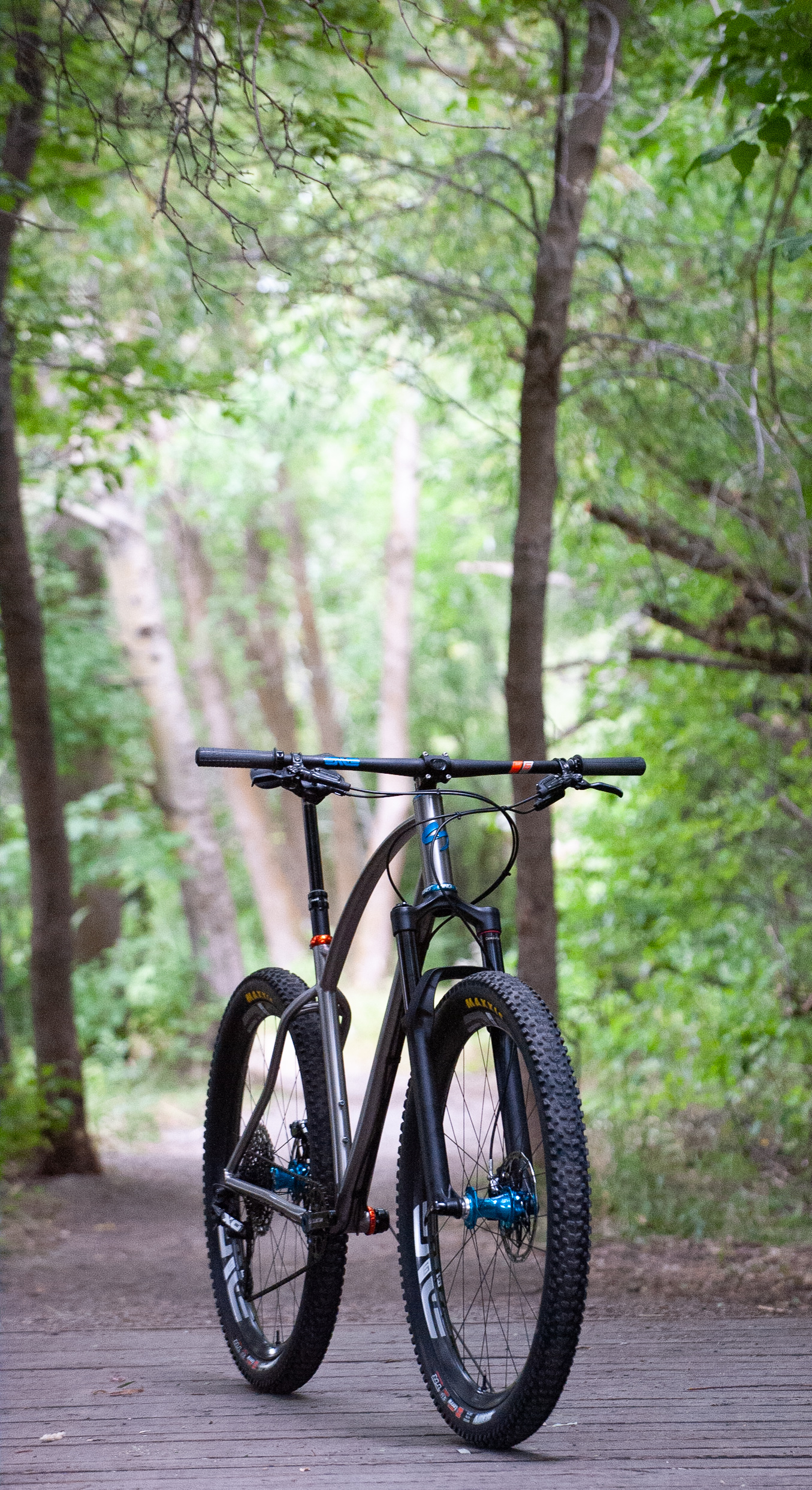 sklar custom titanium bike frames
