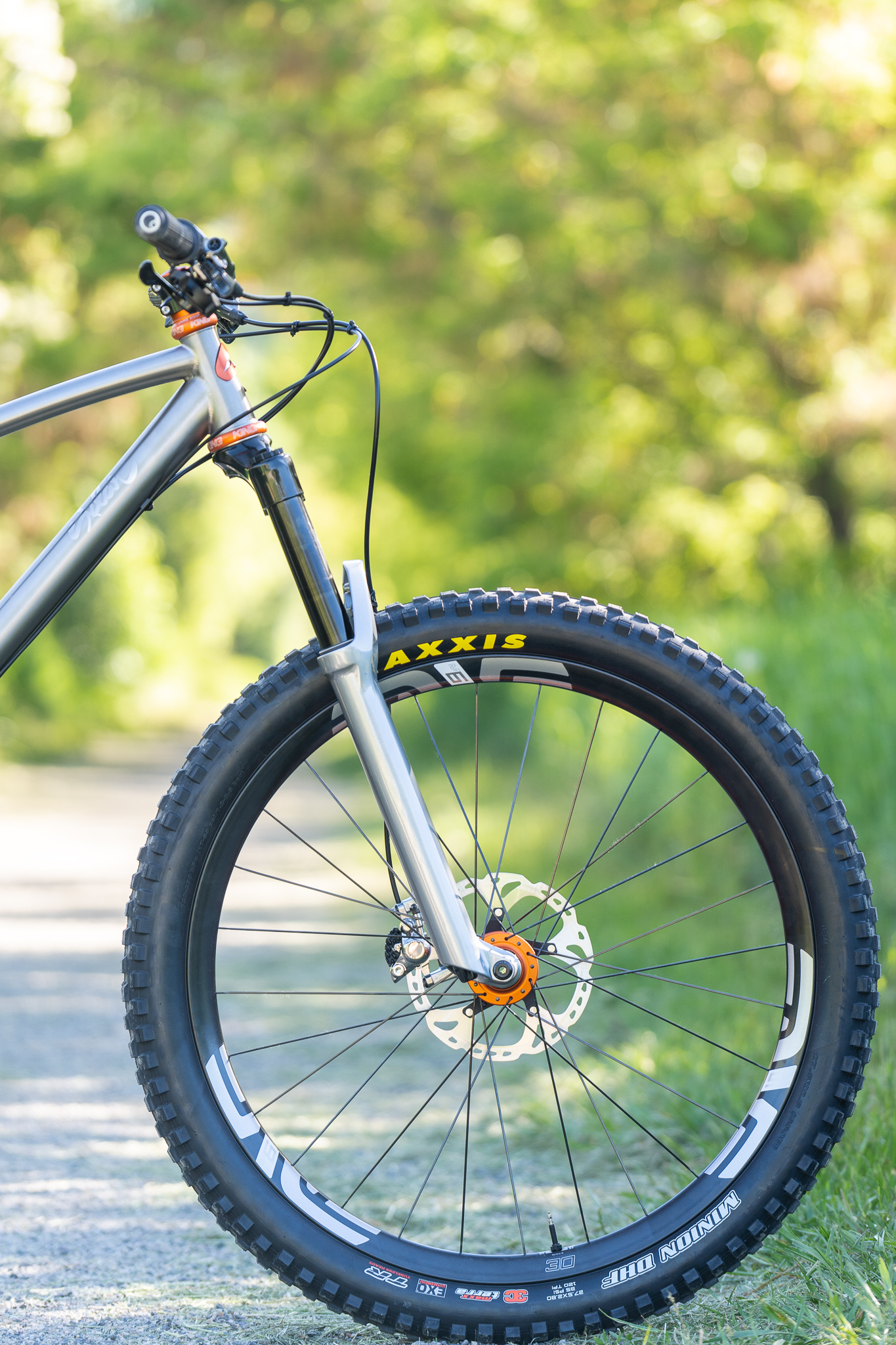 sklar custom titanium mountain bike