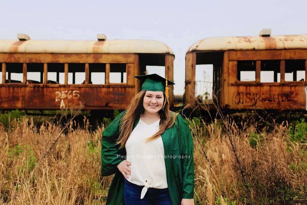 Rustic Urban senior photography Galveston