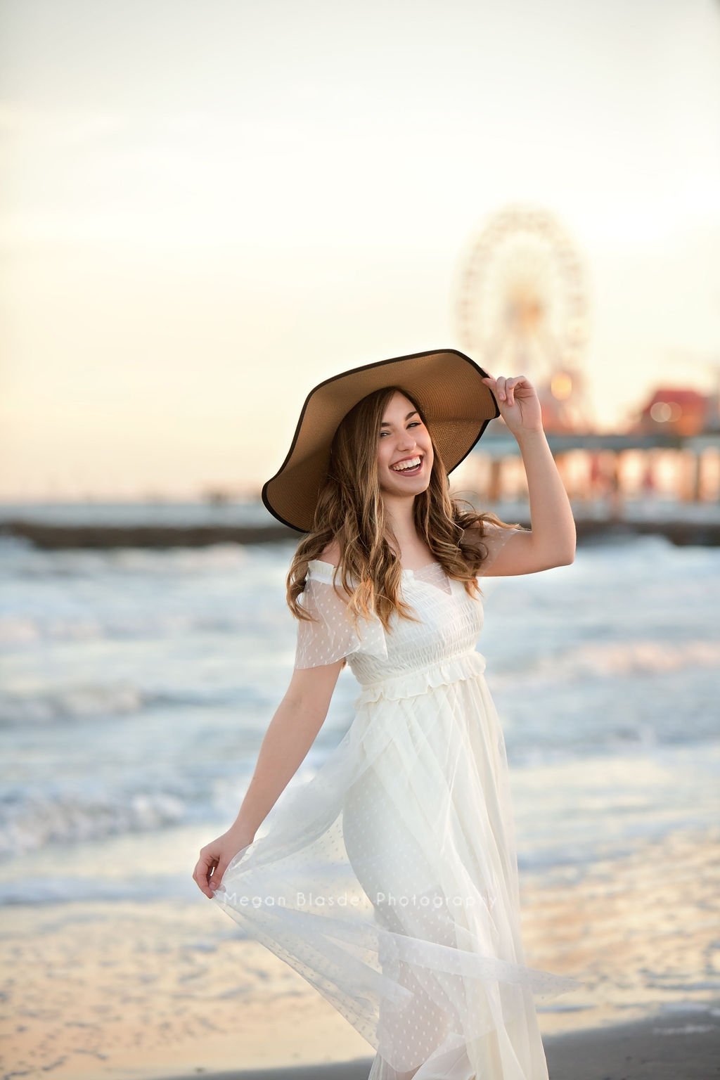 Senior Photos Galveston Pleasure Pier 