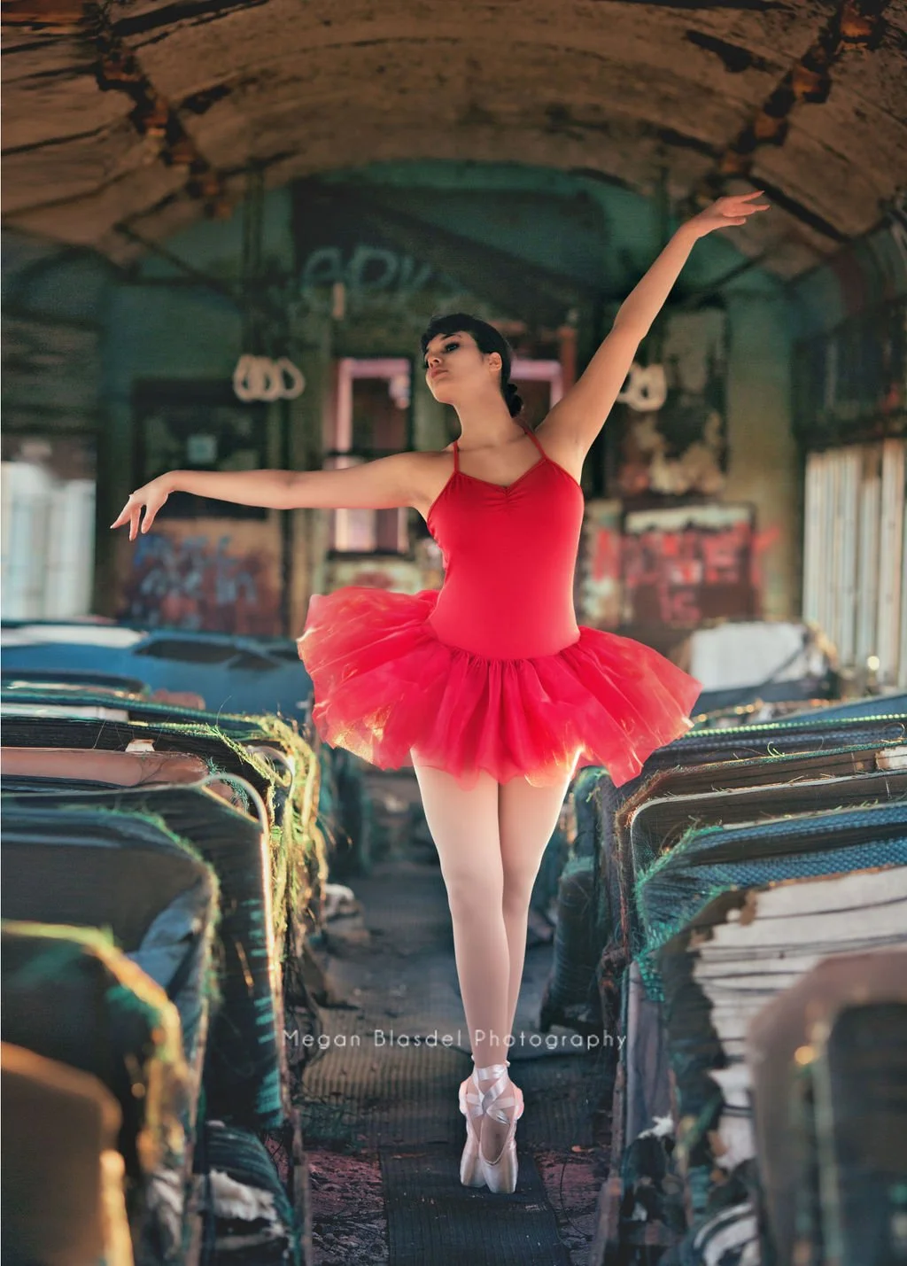 Ballerina Abandoned Train Galveston