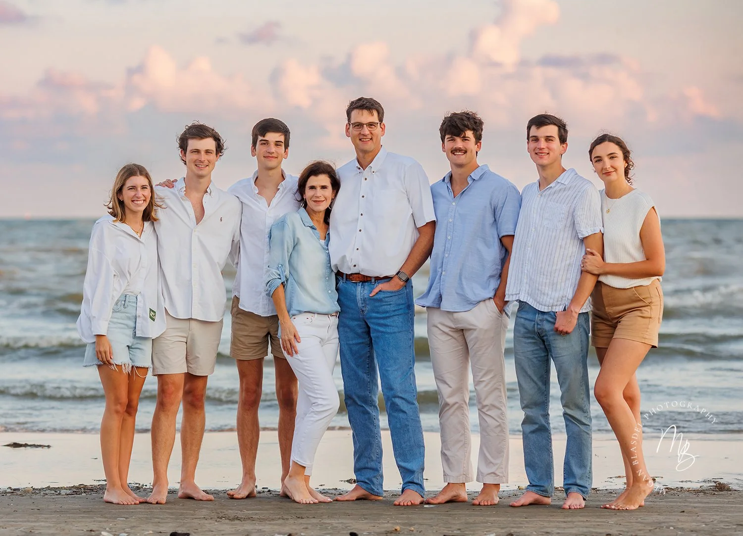 family beach photography galveston texas megan blasdel