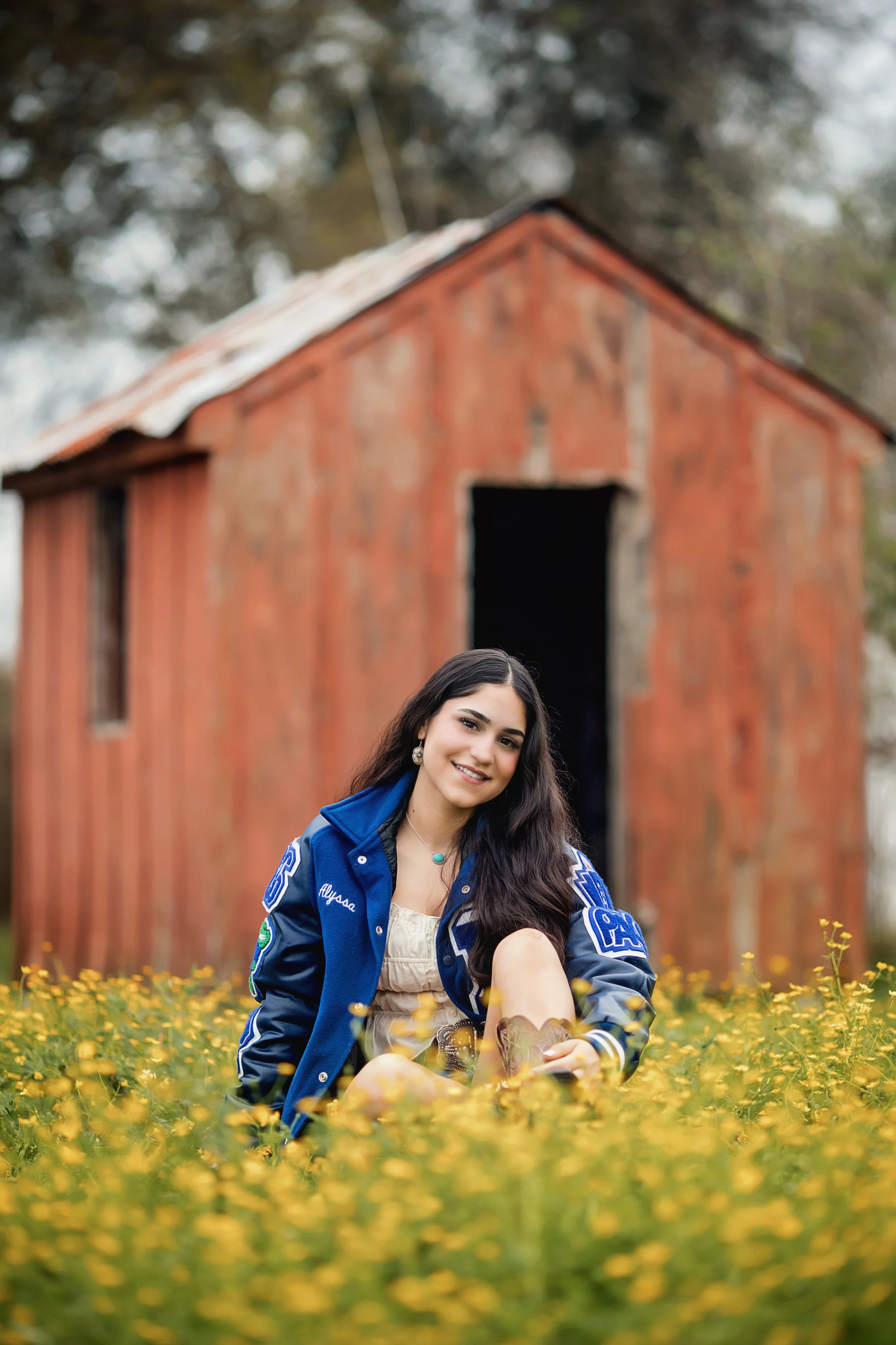 senior girl dickinson high school santa fe little ranch farm megan blasdel