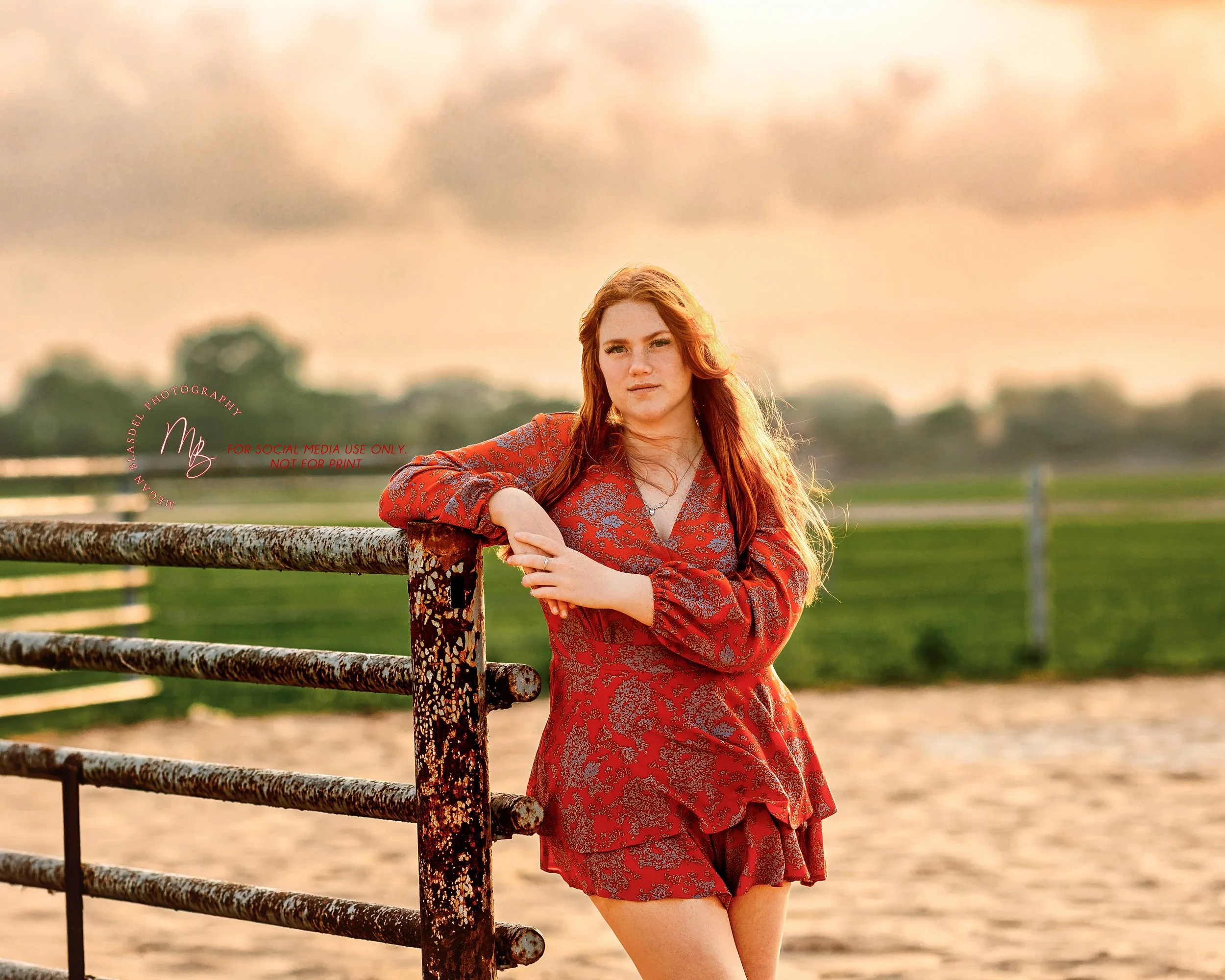 senior girl in red romper lighting horse 4h ffa rodeo pen santa fe ,tx