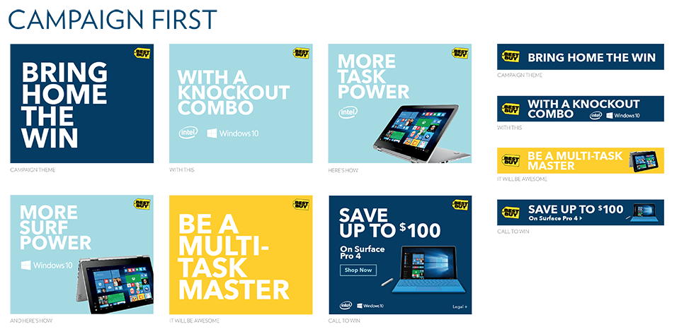 Banner Ads For Best Buy Creative