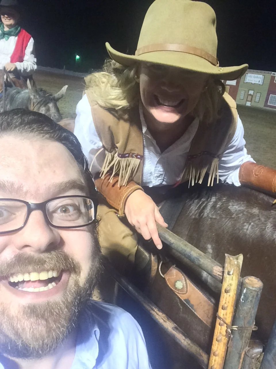 I'm the horrible pale ghost that haunts Annie Oakley.
