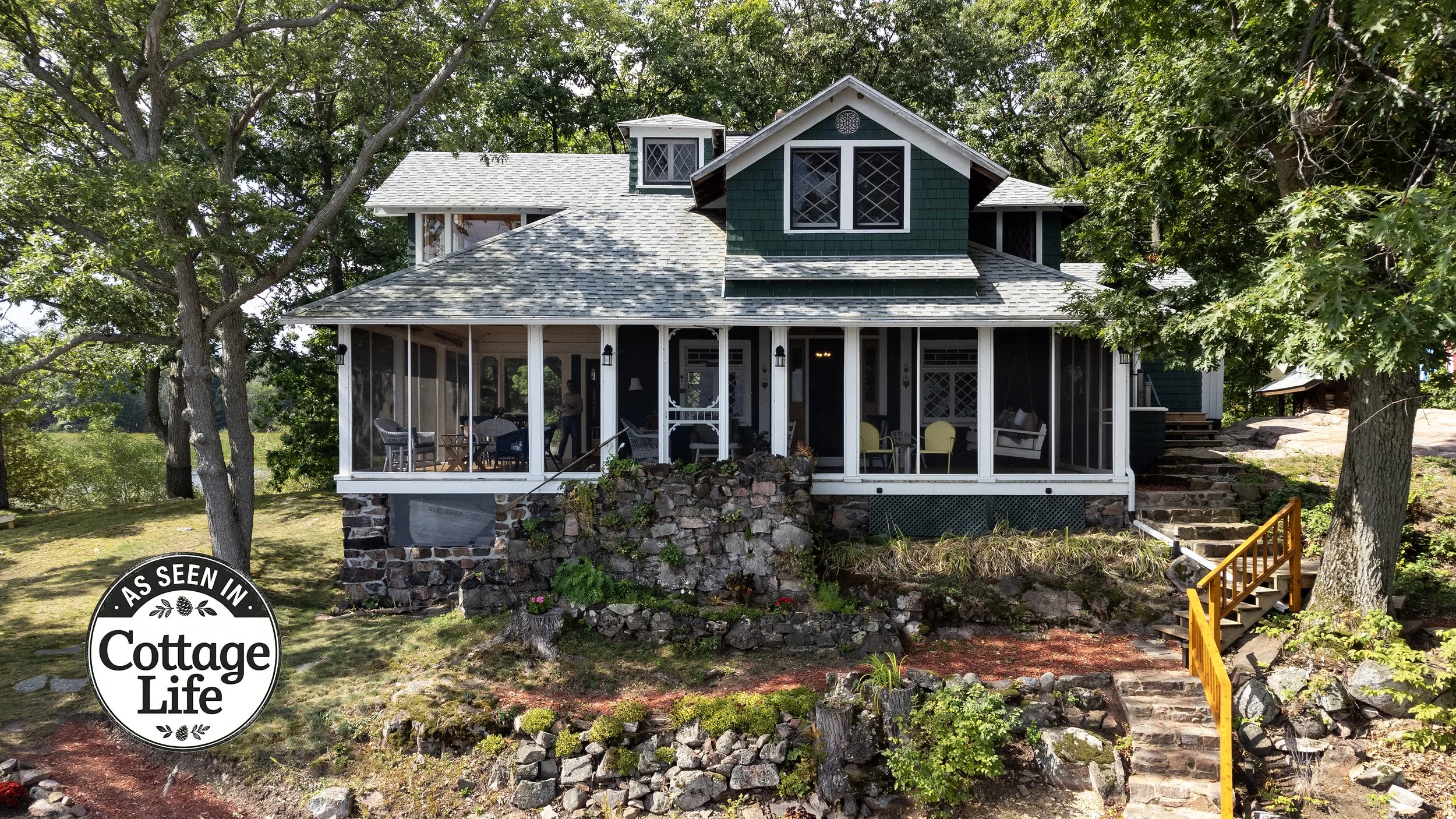 Historic Interior Design by Carolyn Pritchett as seen in Cottage Life Magazine