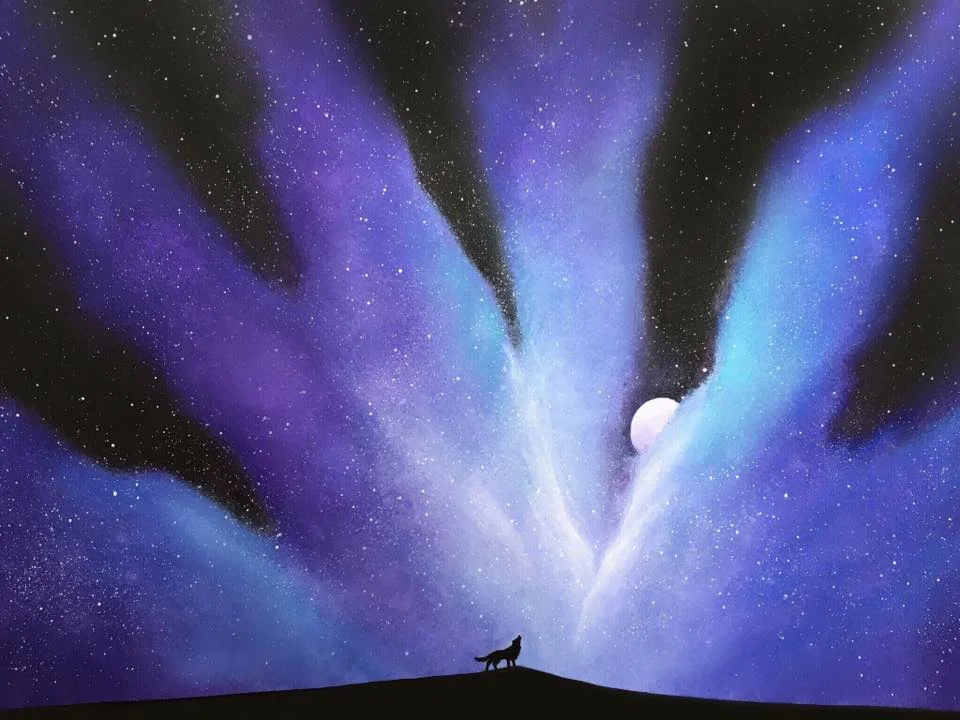'Moon & Stars'. (SOLD)