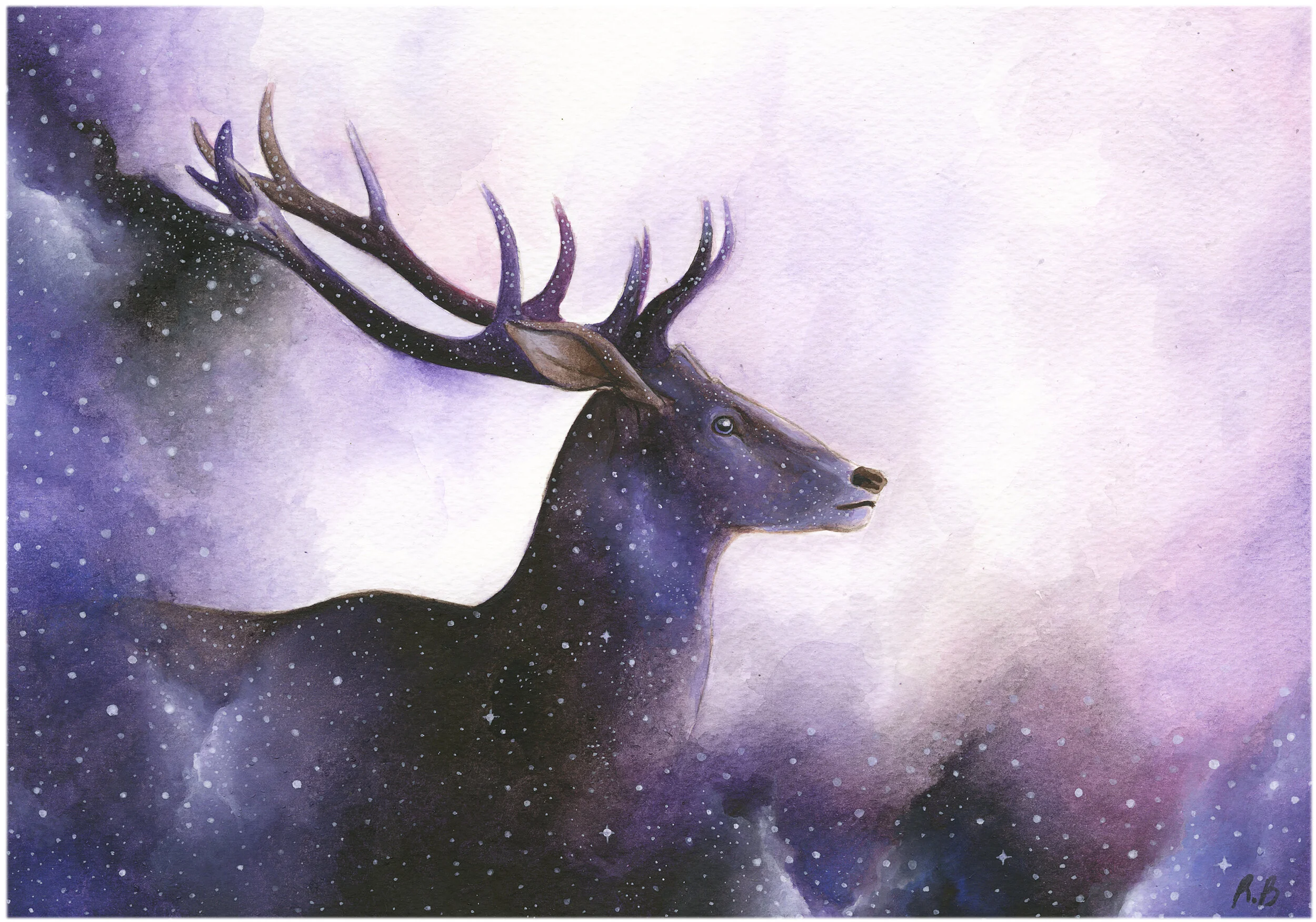 'Keeper of the Forest'. (Original Painting now SOLD)