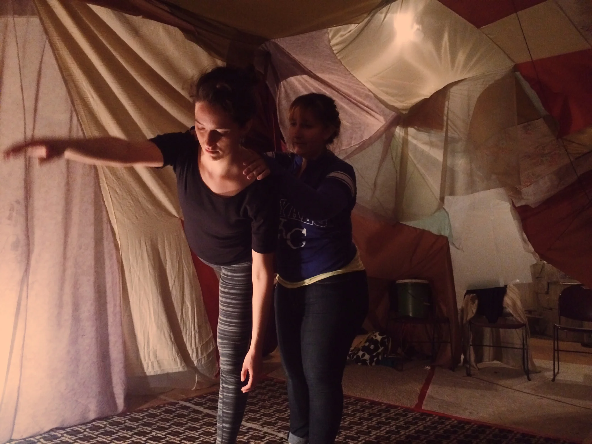 Rehearsal process shot!