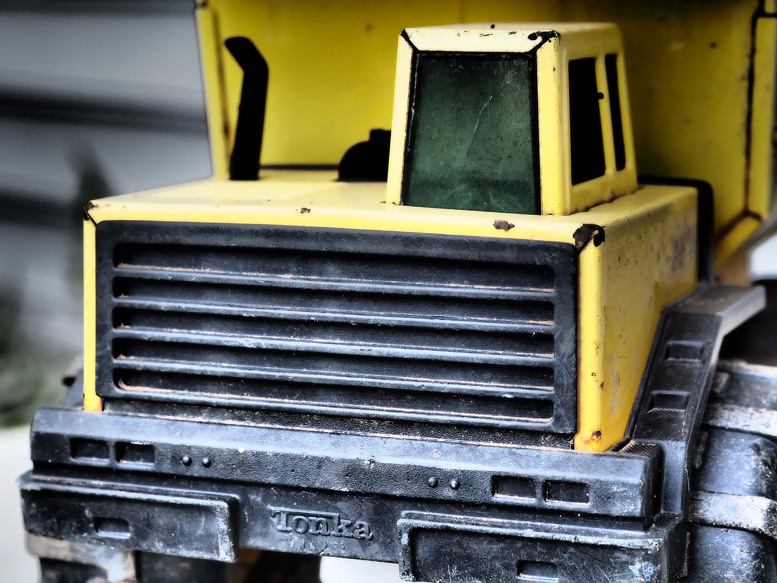 The boys TONKA Truck (survivor of four boys and others before them!) OMD-EM10 mkII with 45mm F1.8
