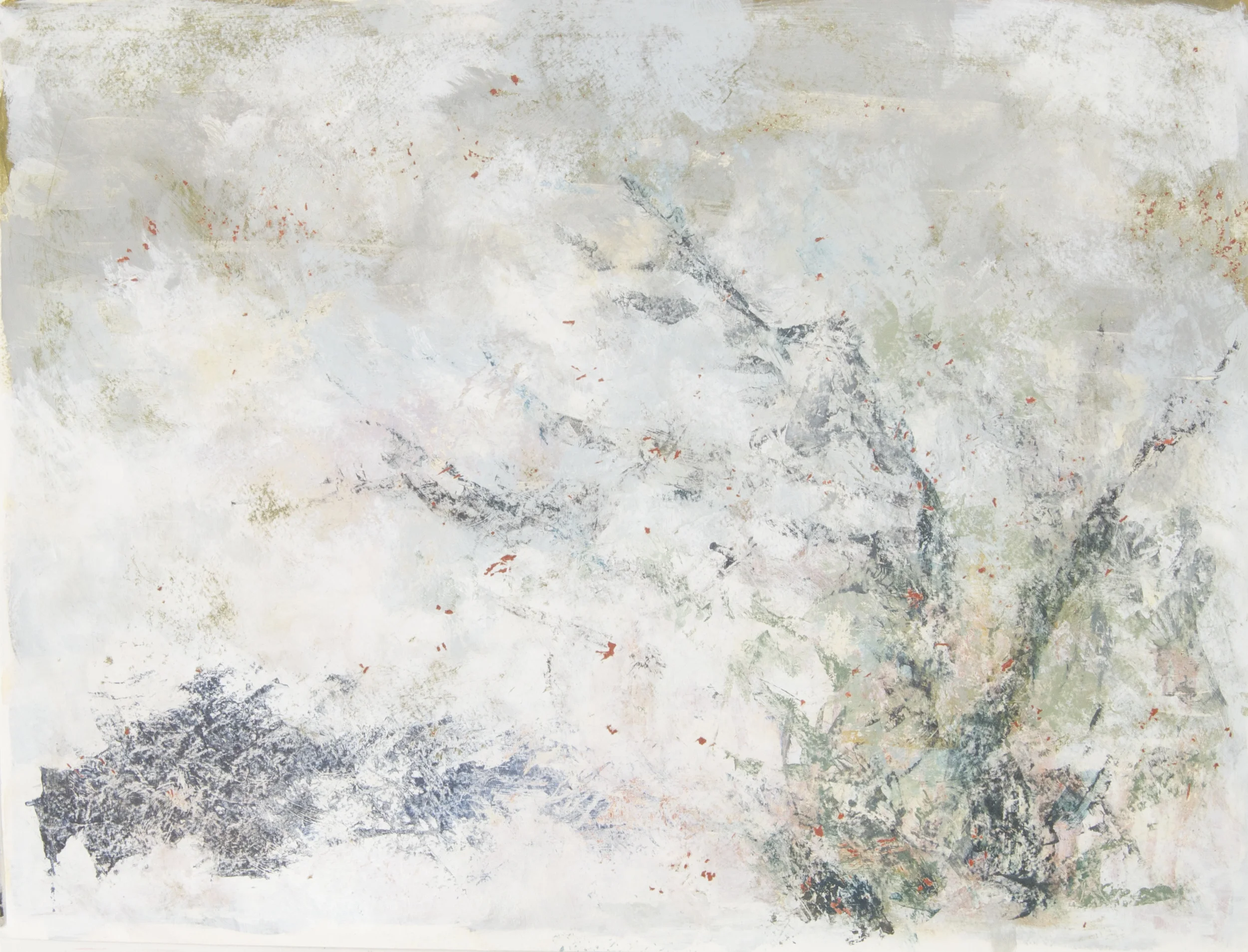 Winter Landscape with Tree