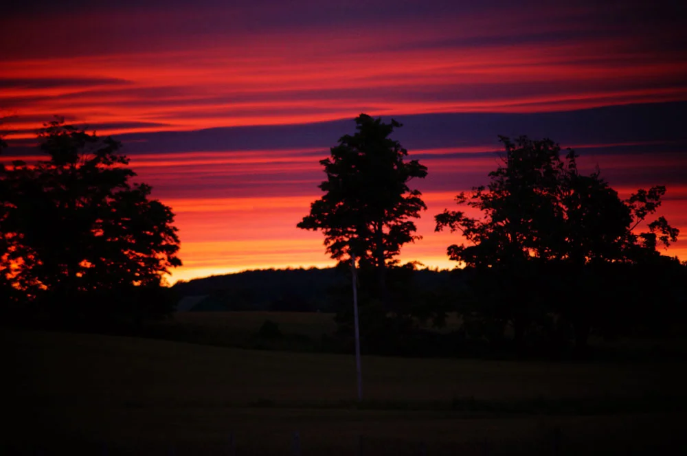 Sunset Over Huron