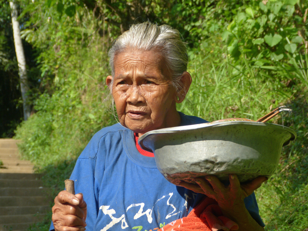 Making an Offering in Bali