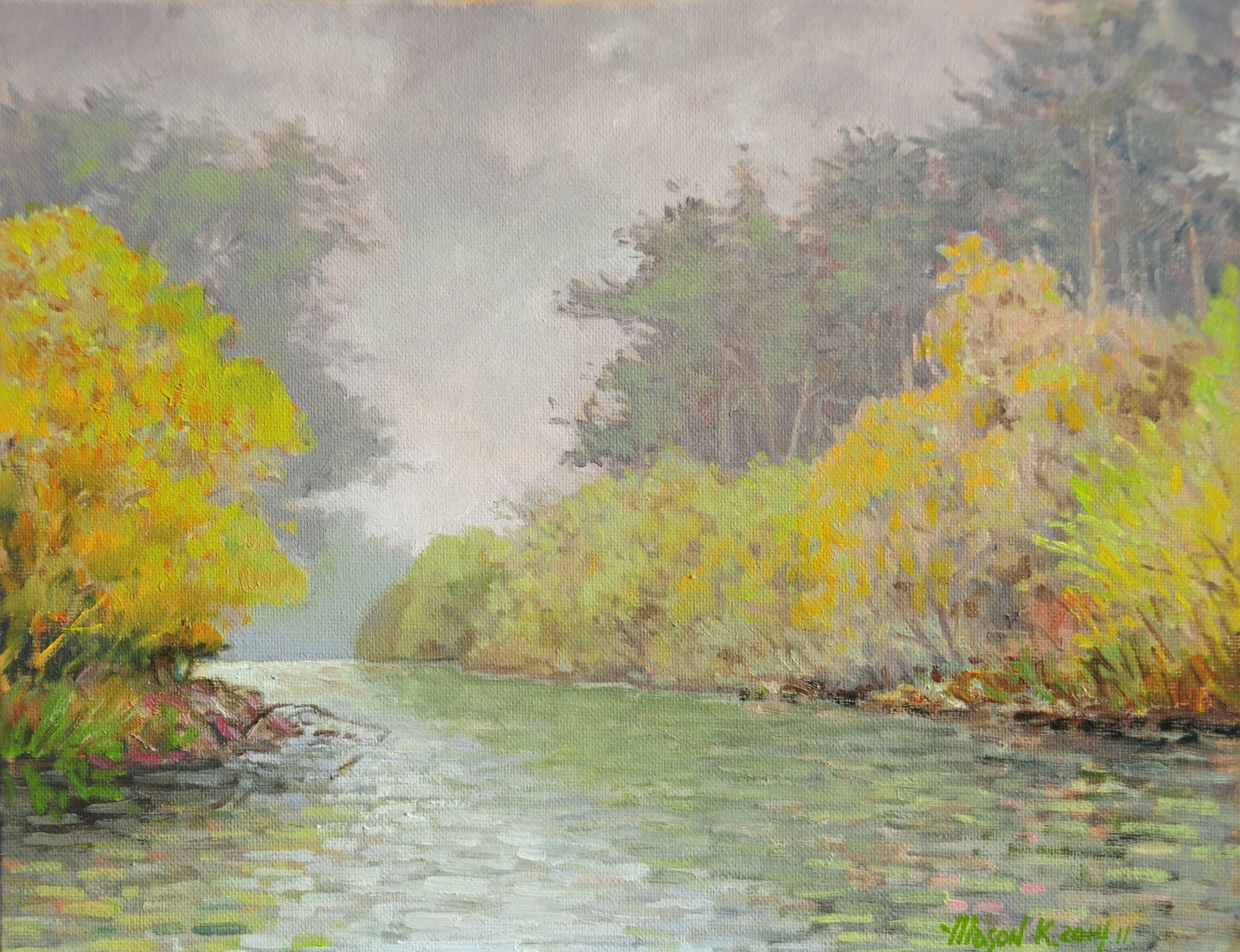 Rainy Day at Snow Lake