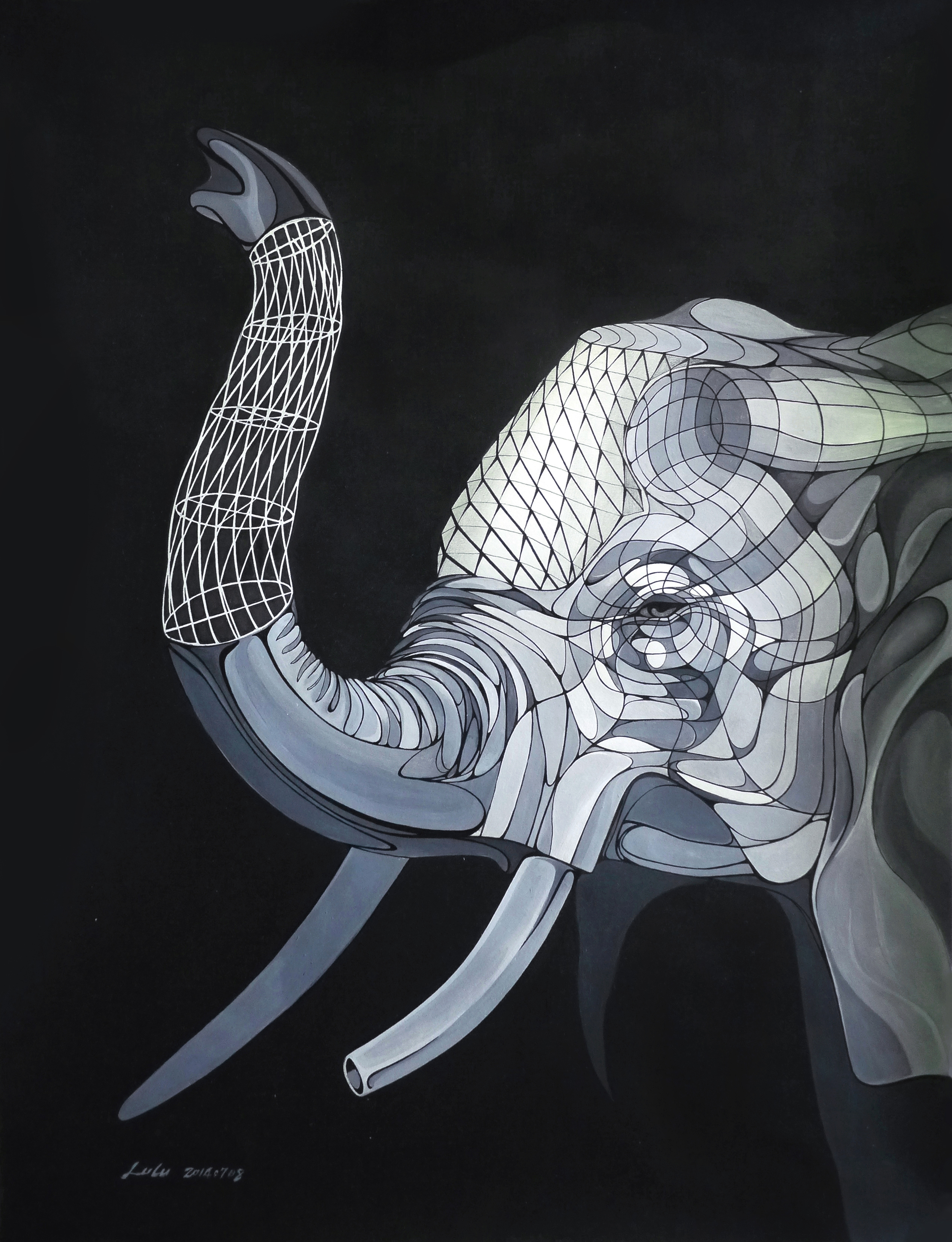 3D Elephant