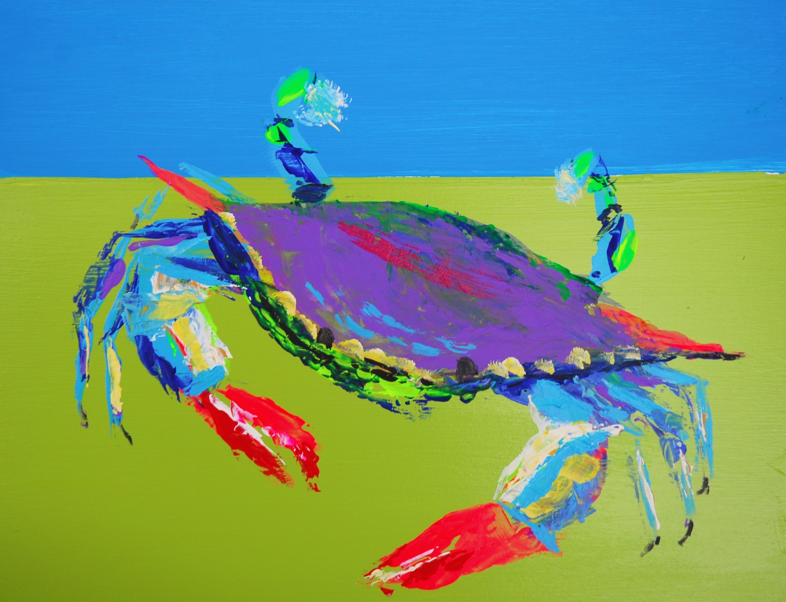 Fauvist Crab