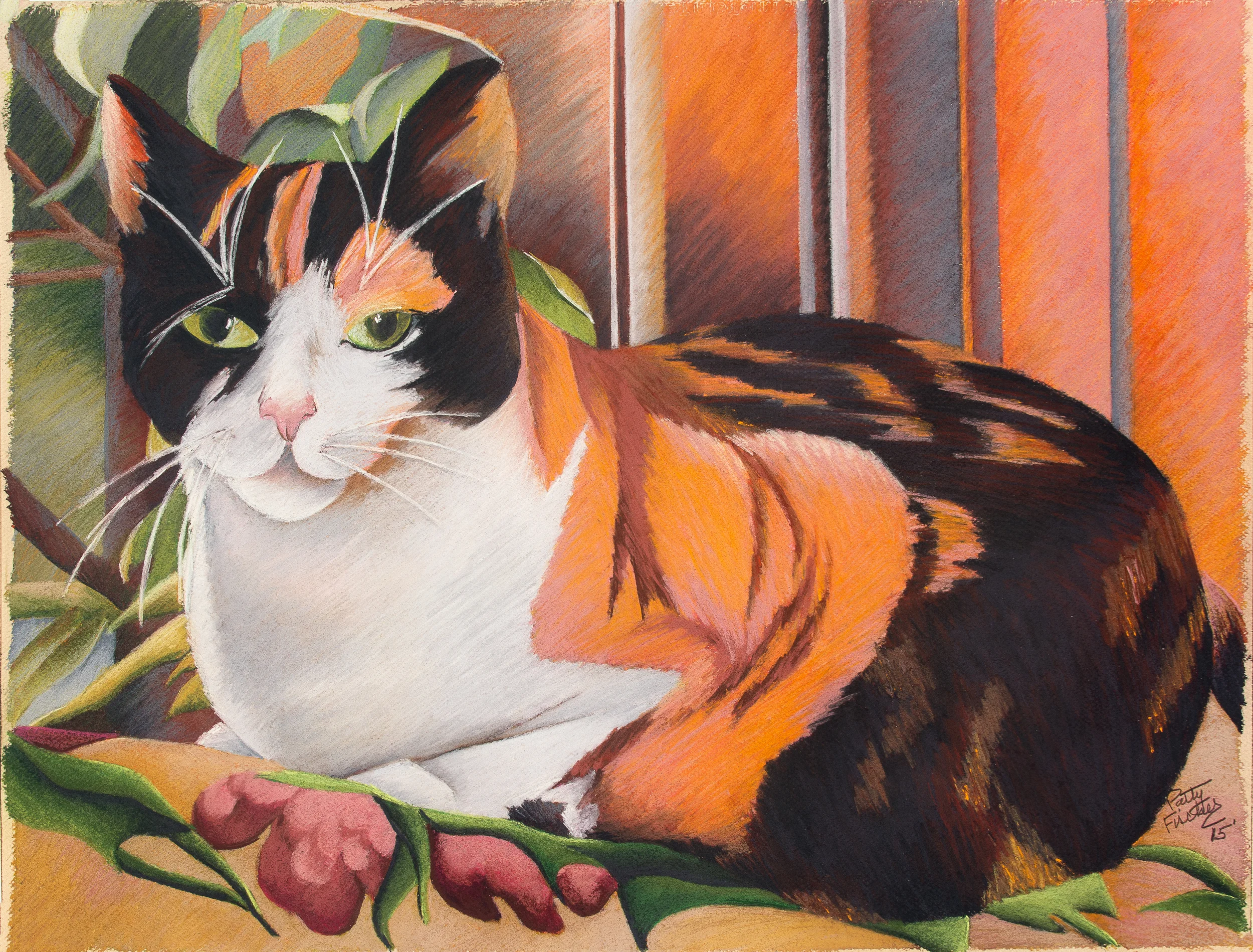 Calico At The Window