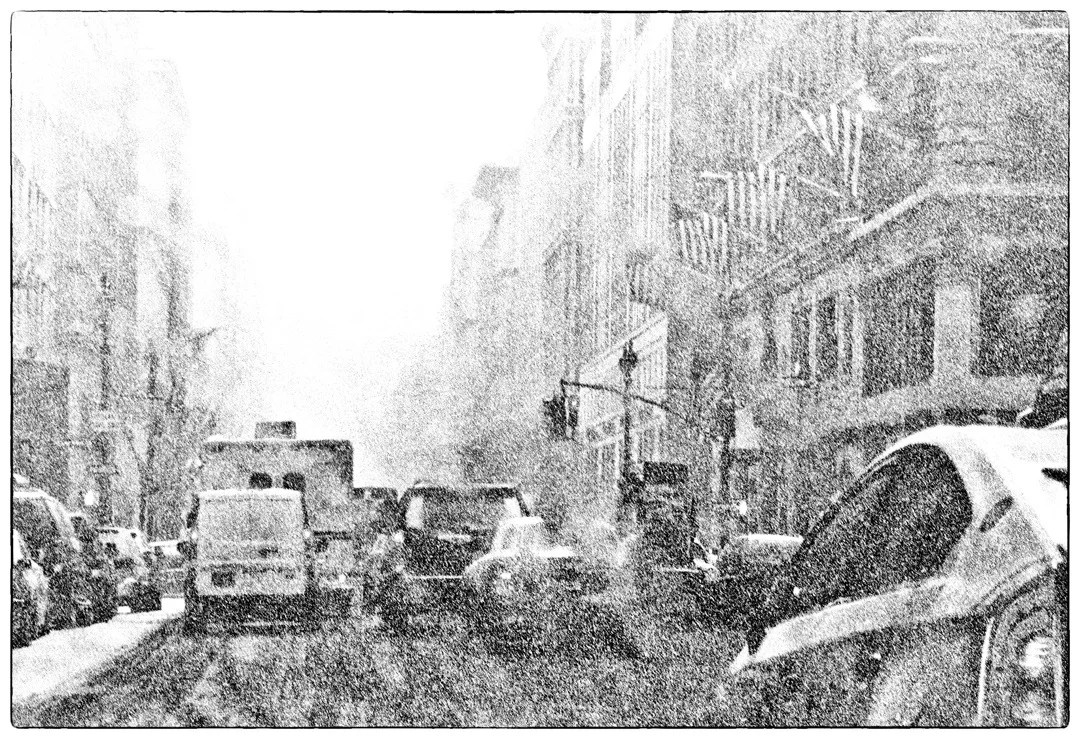 Snow Storm on 5th Ave