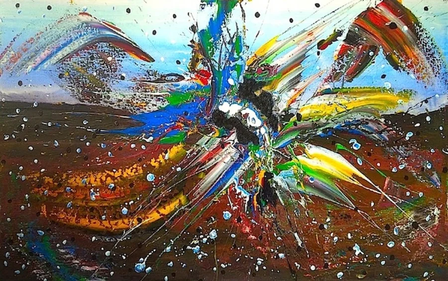 20496938-RobynSaurine_Bewildered_Mixedmediaoncanvas_2013_85x85cm_$200.jpg