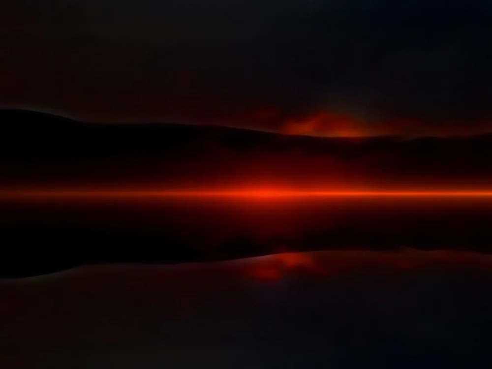 Island Fog Sunset