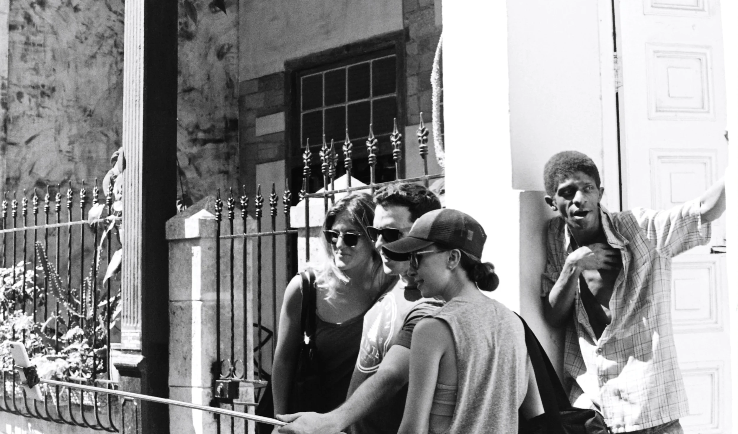 Selfie Stick in Havana Cuba