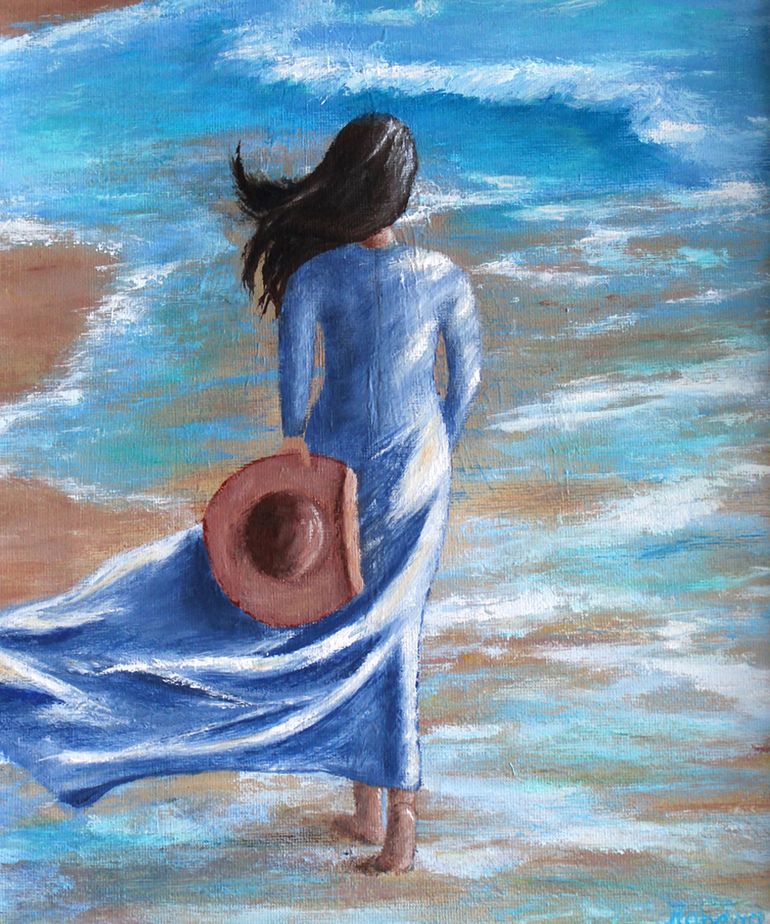 20496922-Berg, Beach Blues, Acrylic on Canvas, 6-20-2015, $150 .jpg