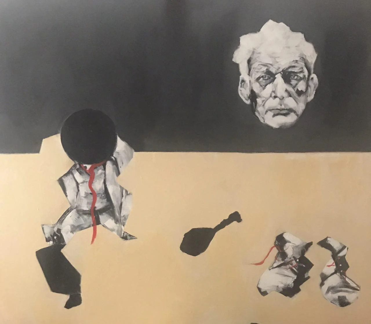 20496922-1-Anahita Mohebali-Waiting for Godot-Acrylic Painting on Canvas-47x39in-2017-USD500.jpg