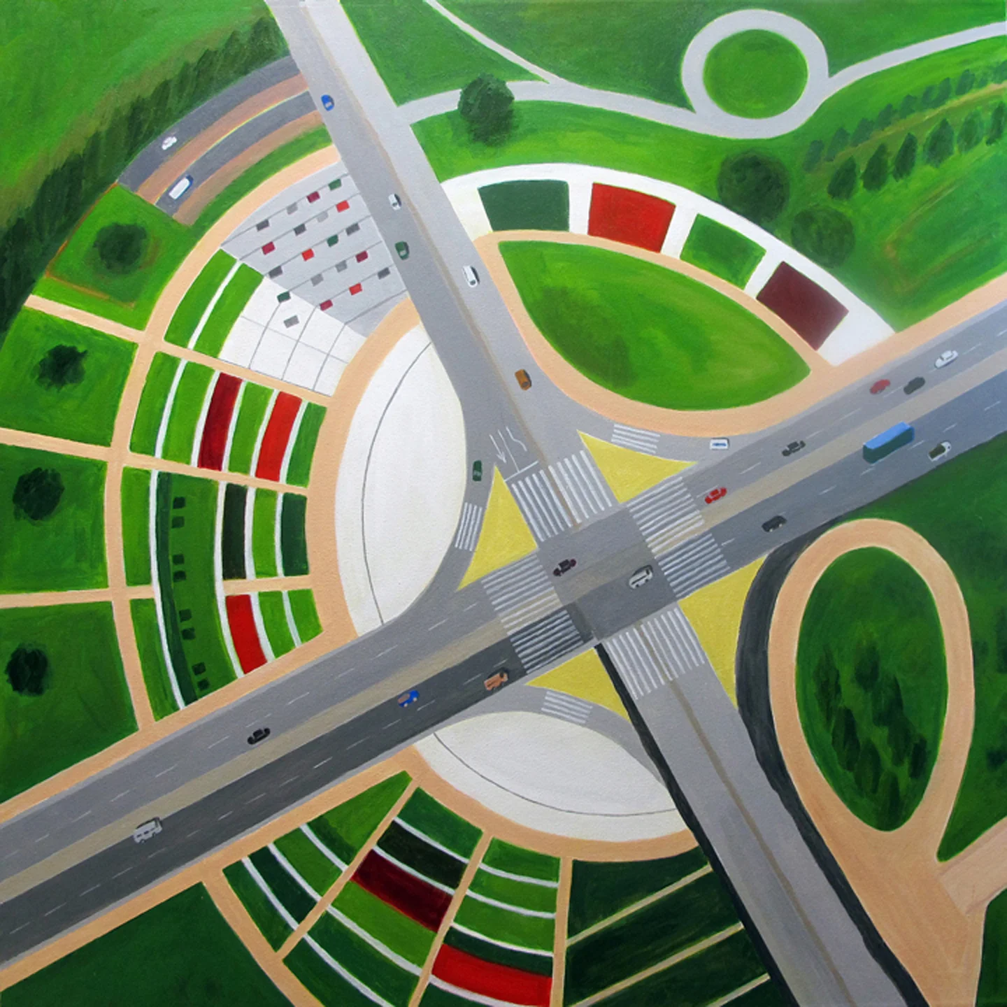 " Interchange with Garden" by Toni Silber-Delerive