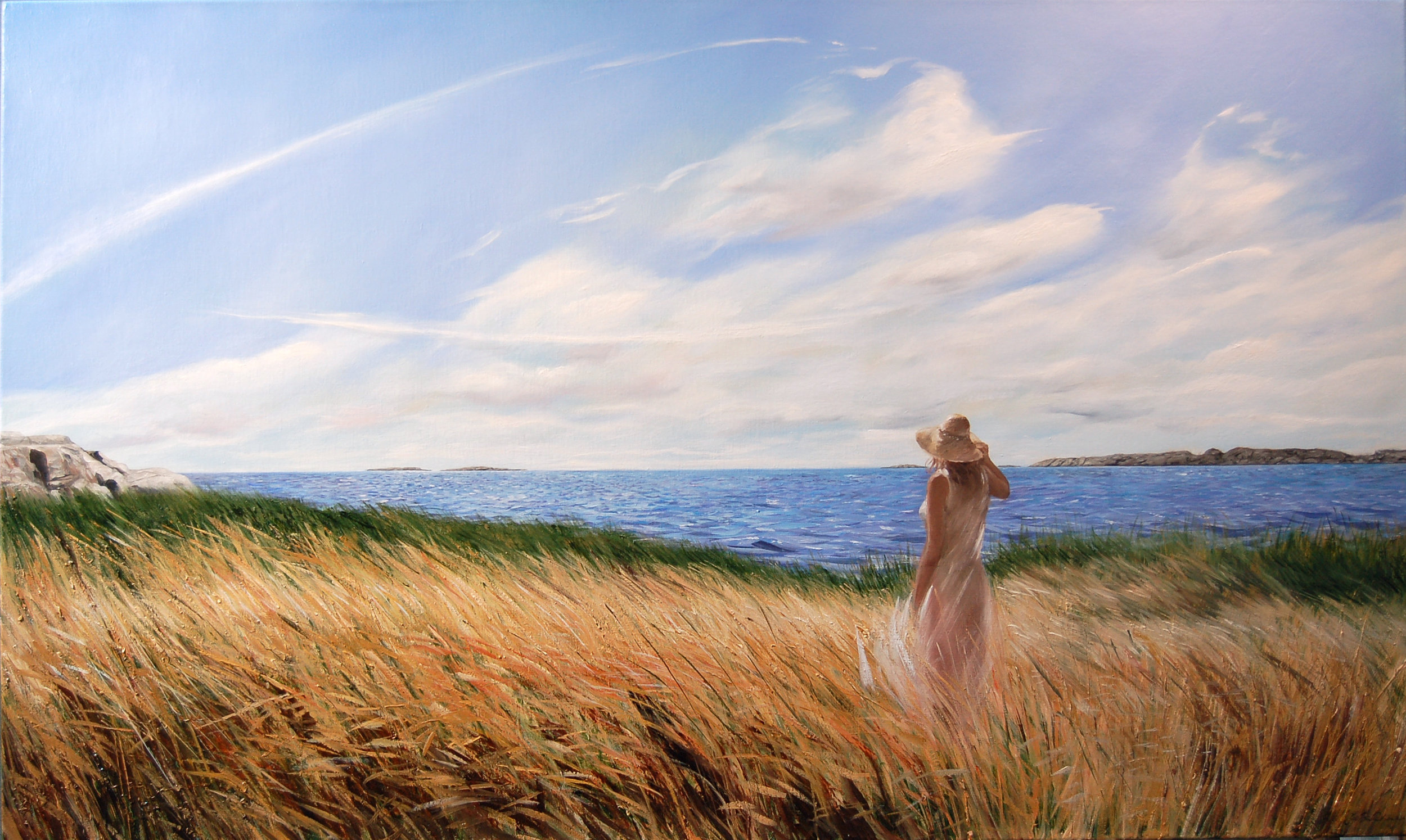 20496934-Jon B. Paulsen. Towards Kløvningen. Oil on Canvas. 32 x 43.3 in Printprice 100$..jpg
